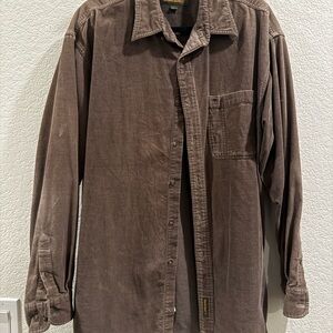 Timberland Corduroy Shirt in Brown